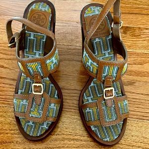 Tory Burch tan sandals 8.5